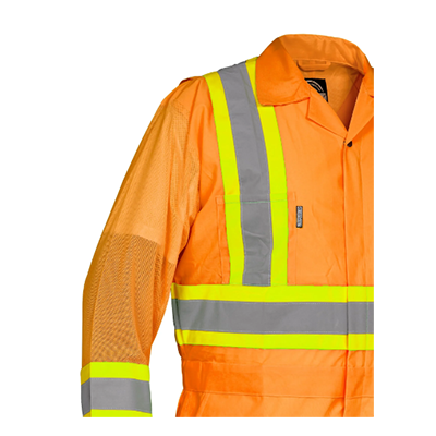 Hi Vis Safety Unlined Coverall
