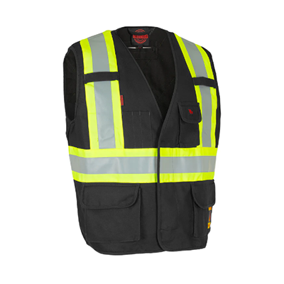 Forcefield Fire Resistant (FR) Cotton Duck Hi Vis Safety Vest
